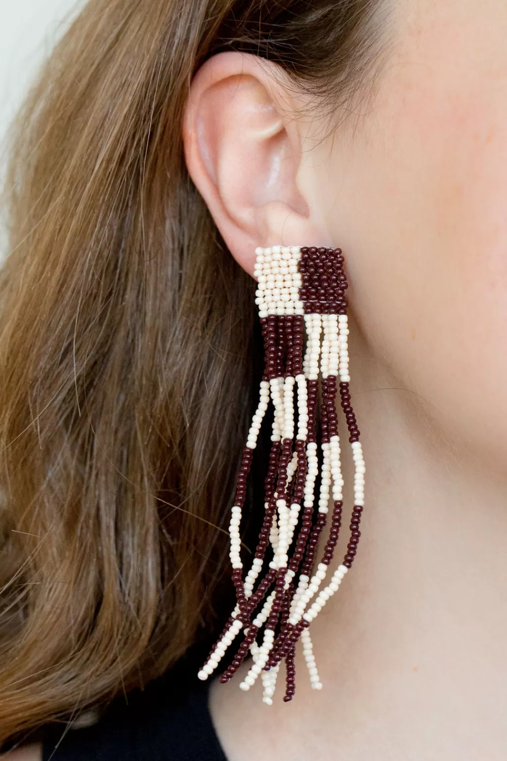 Hot Casa Clara Clara Earrings CocoaPlaid