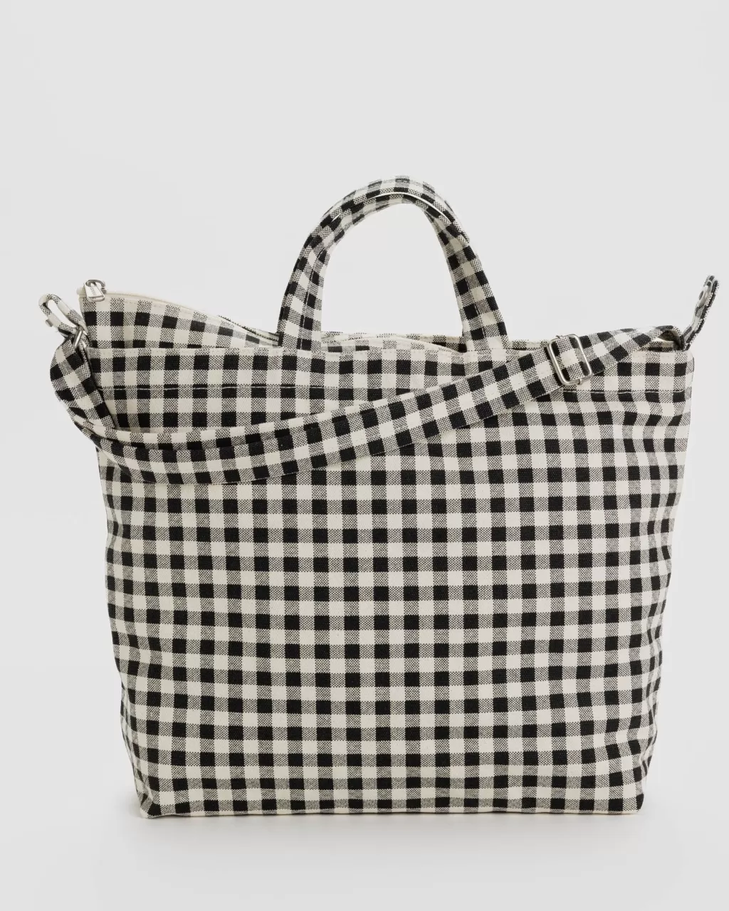 Hot Casa Clara Horizontal Zip Duck Bag Black&WhiteGingham